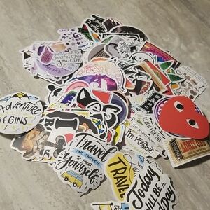 200+ Assorted Stickers Taylor Swift, Inspirational, Rock And More